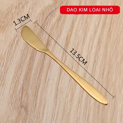 Bộ dao nĩa kim loại ăn đồ tráng miệng, bay làm bánh, cắt bánh - Đồ dùng nhà bếp, dụng cụ làm bánh