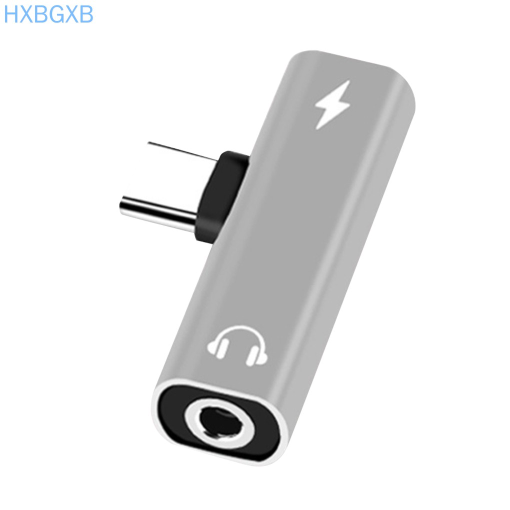 Đầu Chuyển Đổi Âm Thanh 2 Trong 1 Type-C Sang 3.5mm