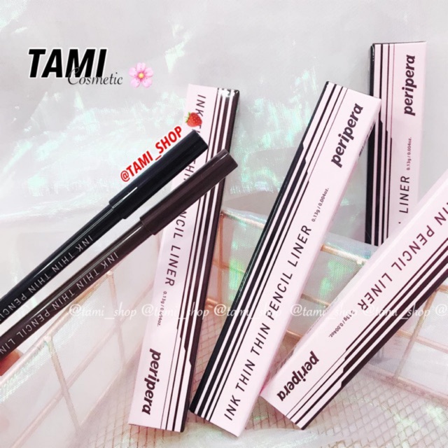 Chì Kẻ Mắt Peripera Ink Thin Thin Pencil Liner
