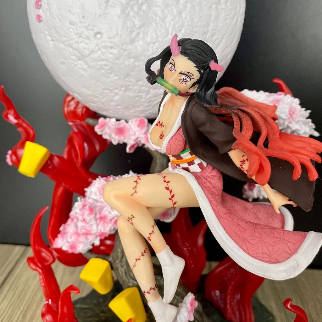 (Có sẵn 32cm) Mô hình Nezuko Kimetsu no Yaiba - Mô hình Thanh gươm diệt quỷ cao cấp