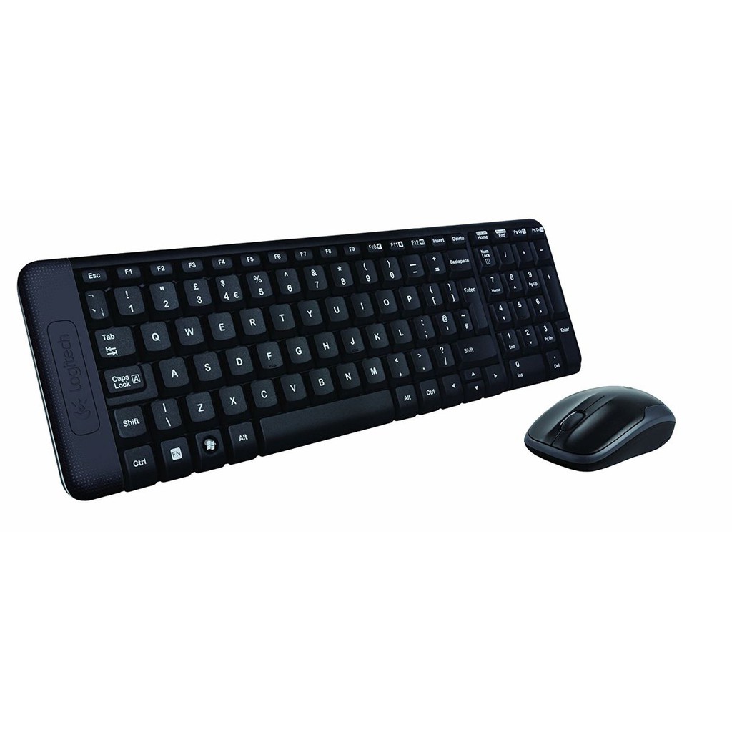 Bộ bàn phím chuột không dây Logitech MK220 Đen - Hãng phân phối chính thức | BigBuy360 - bigbuy360.vn