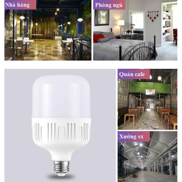 Bộ 10 bóng đèn led búp trụ 5w kín nước siêu bền