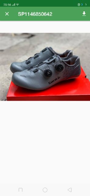 Giày cá Santic 2 khóa vặn đế carbon