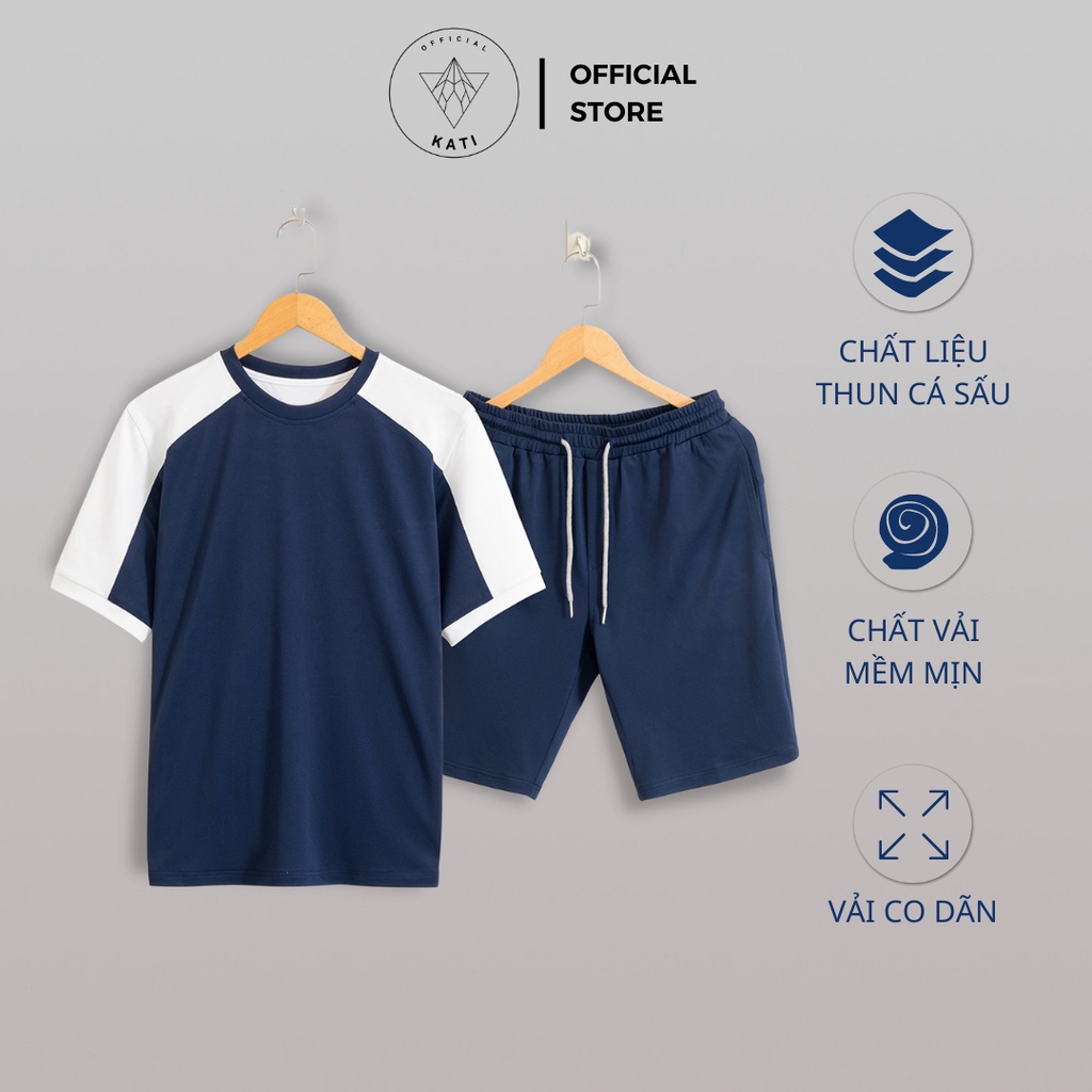 Bộ quần áo thể thao nam BT11 KOLABA chất liệu Poly cá sấu cao cấp