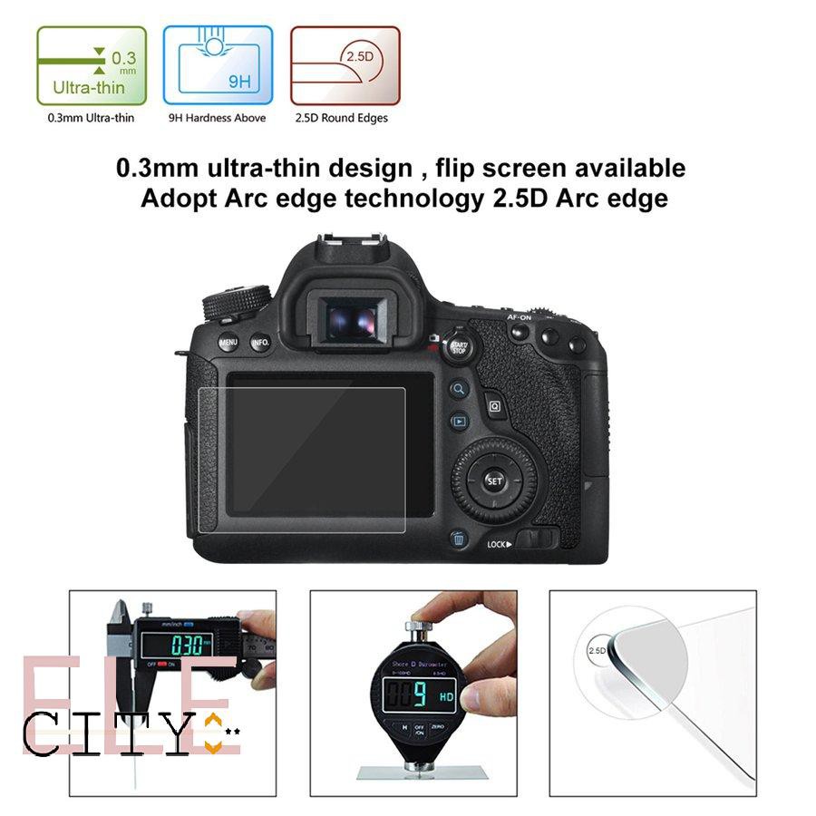 Kính Cường Lực Bảo Vệ Màn Hình Máy Ảnh Lcd 888ele Cho Canon 6d