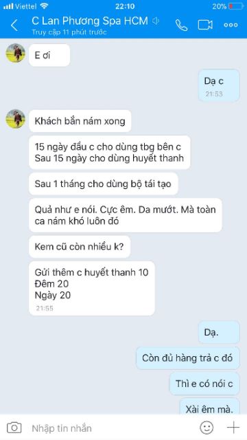 TUÝP Lẻ HUYẾT THANH SIÊU VI NANO REBORN | BigBuy360 - bigbuy360.vn