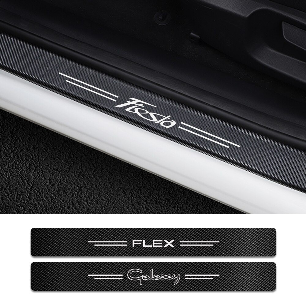 Miếng Dán Logo Bằng Da Pu Trang Trí Xe Hơi Ford C-Max Expedition Fiesta Figo Flex Galaxy Ka