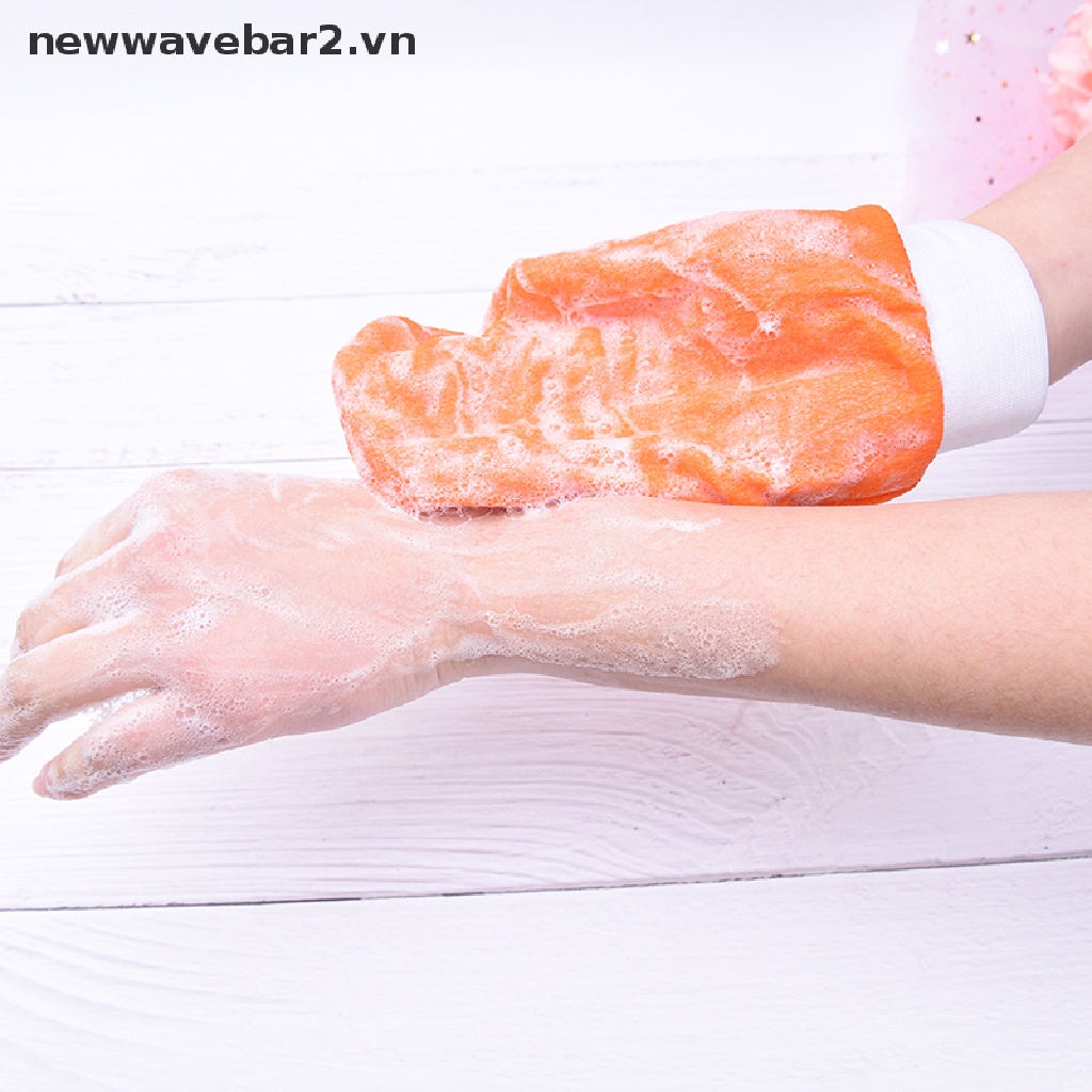 (Hàng Mới Về) 1 Găng Tay Tắm Tẩy Tế Bào Chết Đặc Biệt Cho Da Mặt Và Mặt