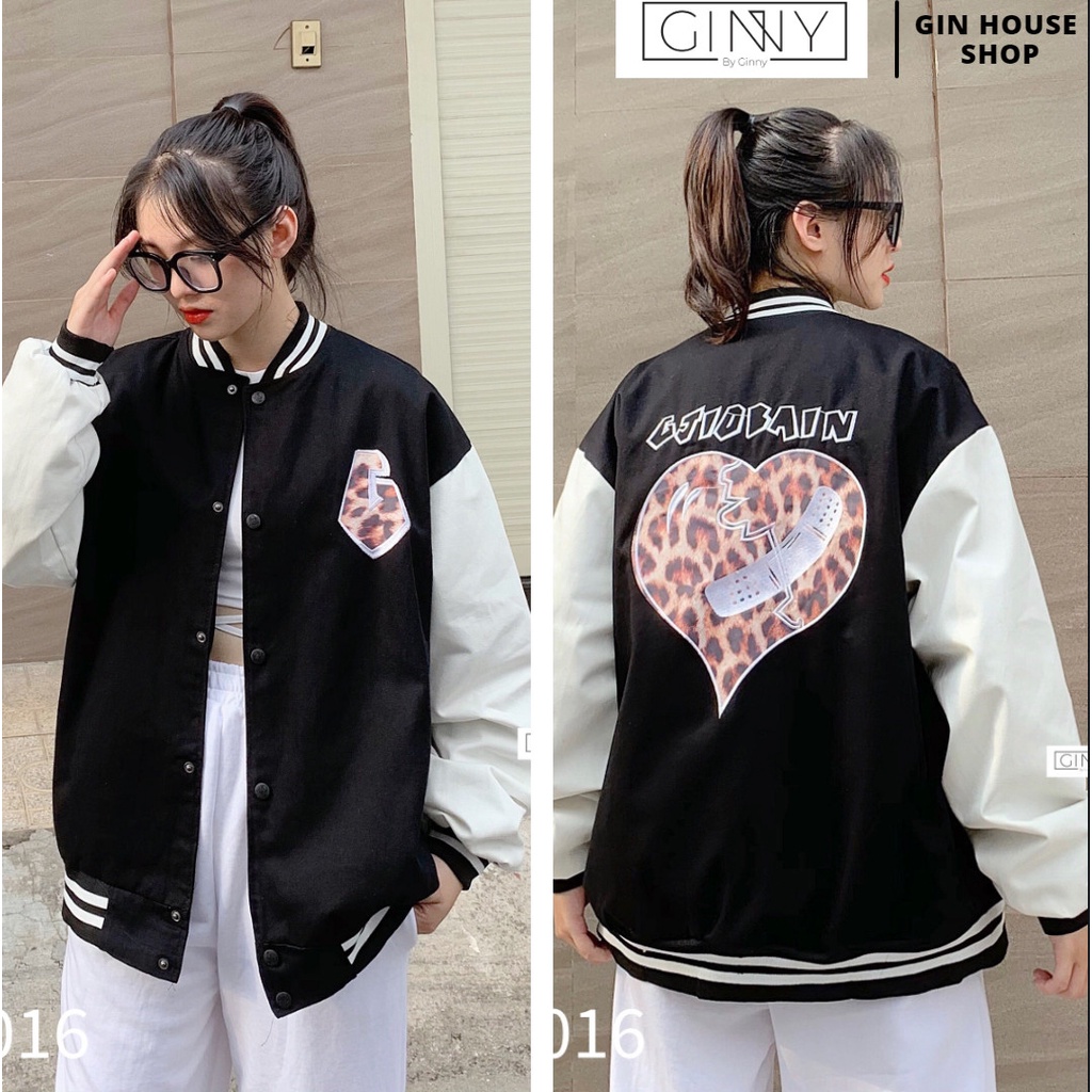 Áo Khoác Kaki Varsity GJIOBAIN Ngầu Năng Động UniSex Hàng Quảng Đông | HotTrend | Thời Trang Xu Hướng | GinHouseShop