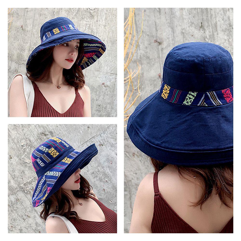 CACTU Mũ Bucket Phong Cách Boho