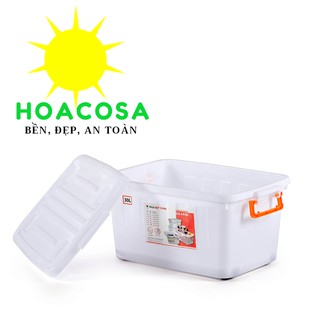  Thùng Nhựa Đa Năng 30L Hiệp Thành 4 Bánh Xe,Cứng Cáp Bền- Đồ Gia Dụng Hoacosa. 