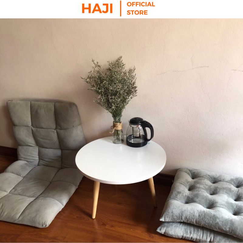 Bàn trà HAJI chân gỗ sồi chắc chắn kiểu dáng hiện đại A74