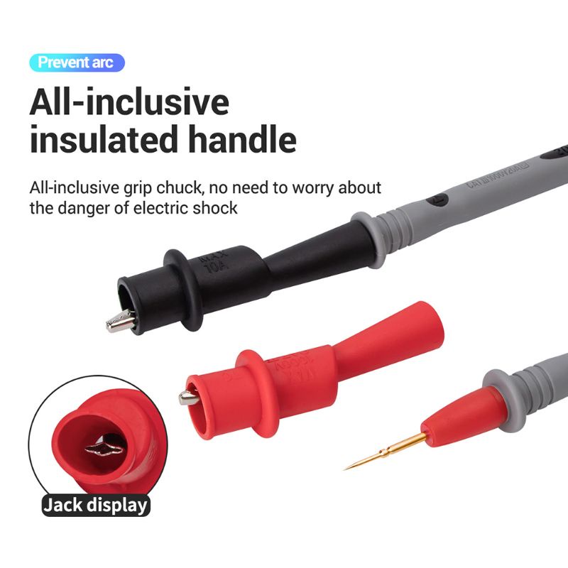 Dây Cáp Bút Thử Điện Vạn Năng Bằng Silicon Mềm Tiện Dụng