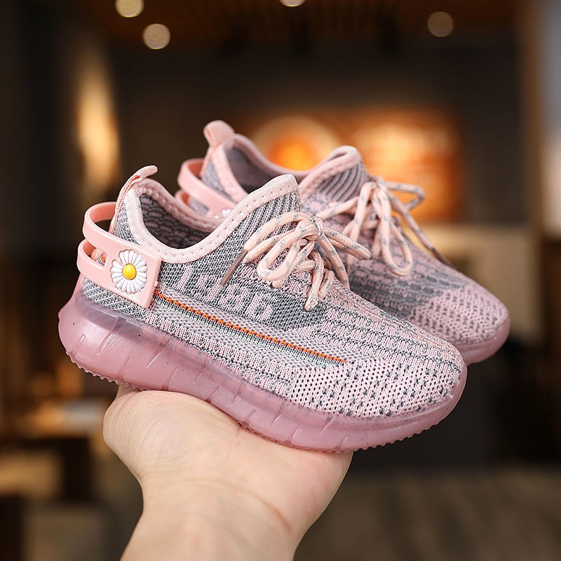 Giày Thể Thao Yeezy Thời Trang Xuân Thu 2020 Cho Bé Gái