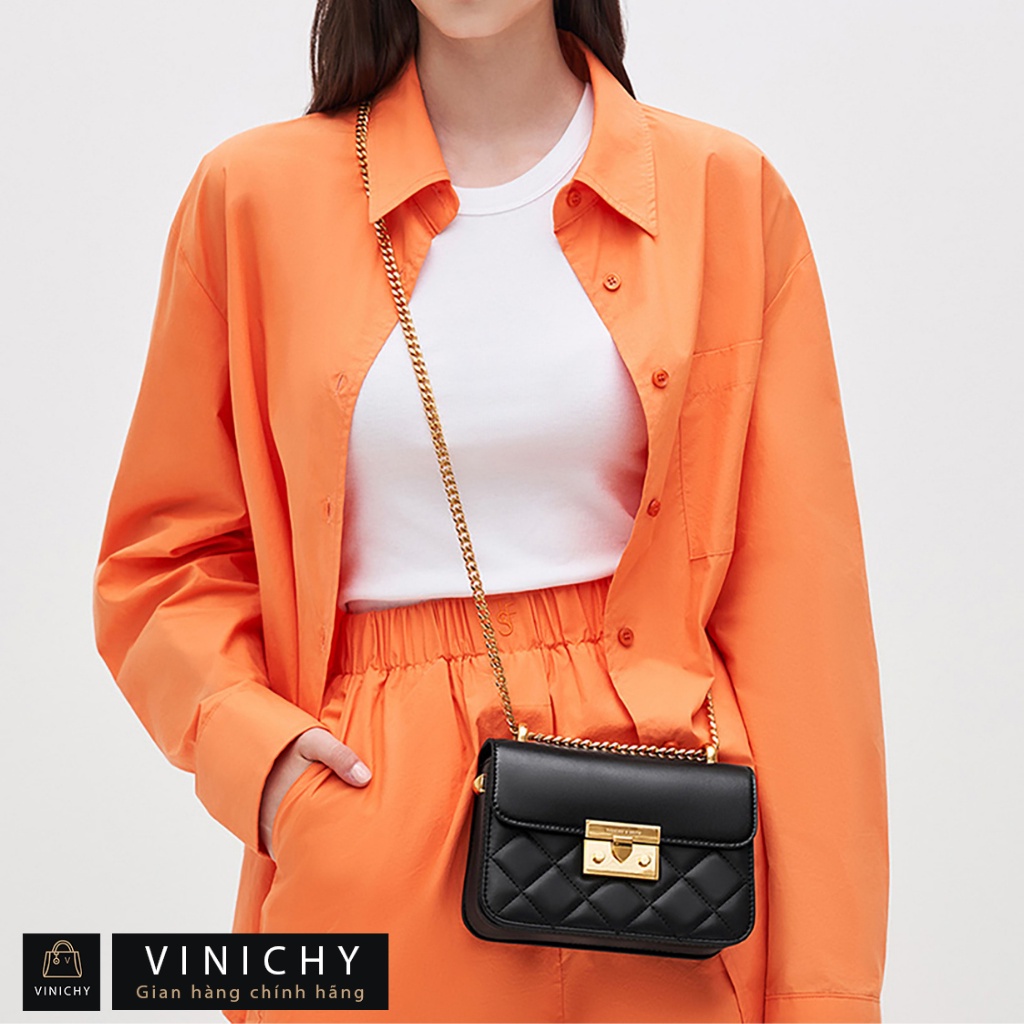 Túi xách nữ đeo chéo, đeo vai, túi đi chơi, đi học VINICHY, thời trang cao cấp size 18cm HA233