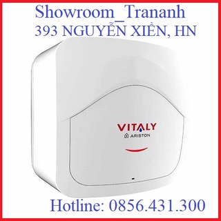 Bình nóng lạnh ariston vitaly 15l/30l, bình nước nóng gián tiếp vuông.