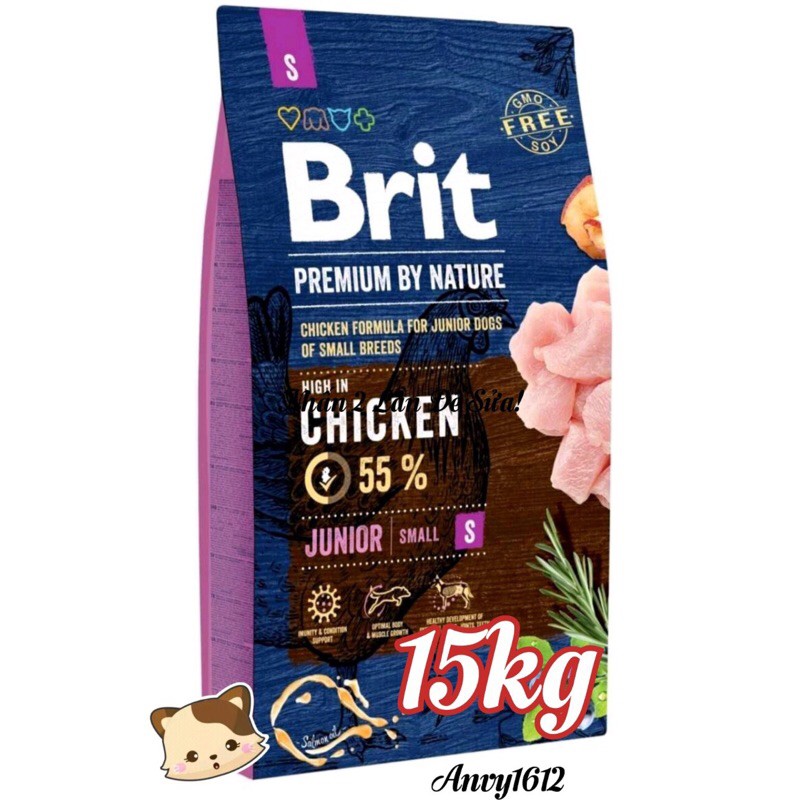 Bao 15kg Thức ăn chó Brit Nature Junior L