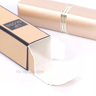 Combo 100 chiếc vỏ hộp giấy đựng son kem