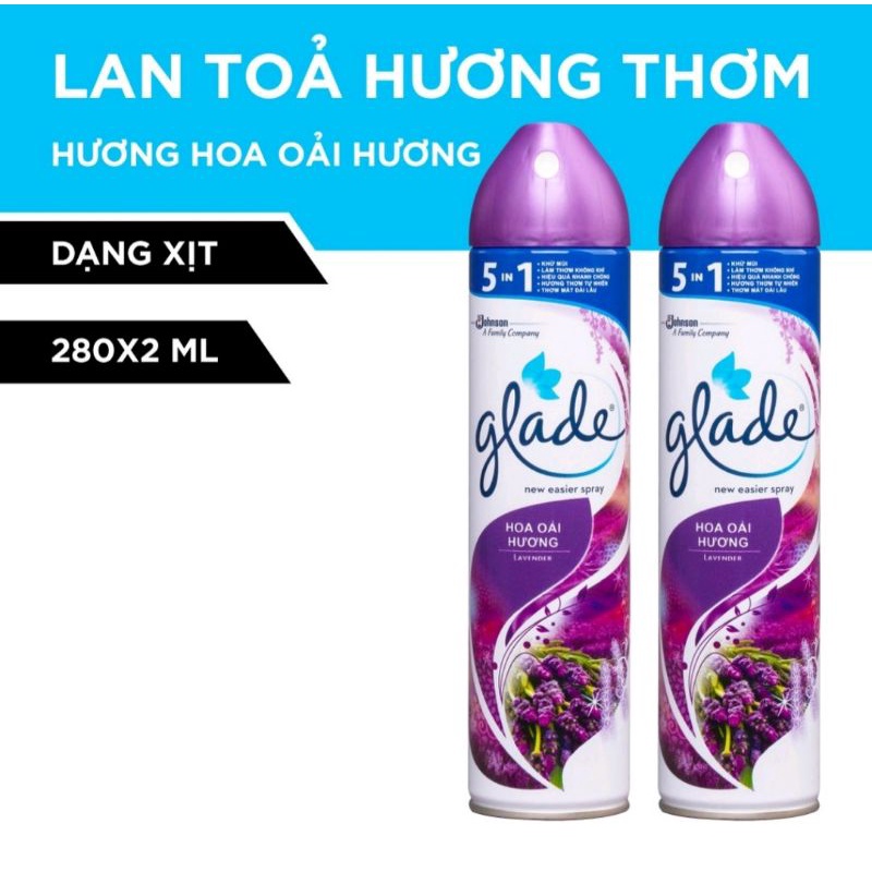 BỘ ĐÔI XỊT PHÒNG GLADE 280ML