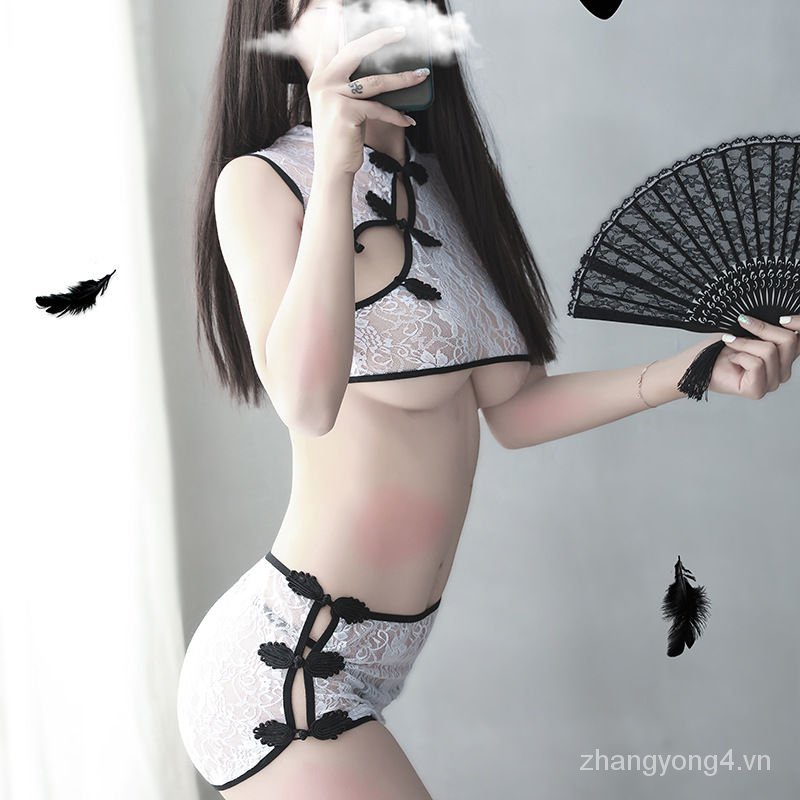 Bộ Đồ Lót Kiểu Sườn Xám Trong Suốt Gợi Cảm Cho Nữ | BigBuy360 - bigbuy360.vn