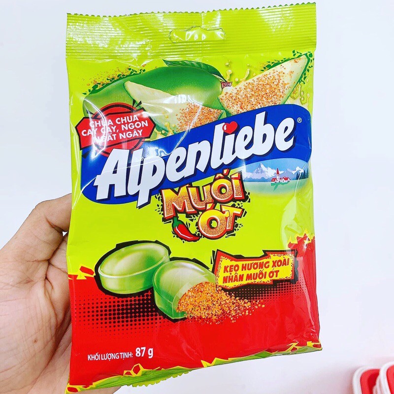 Kẹo Xoài Non Muối Ớt Alpenliebe 223g