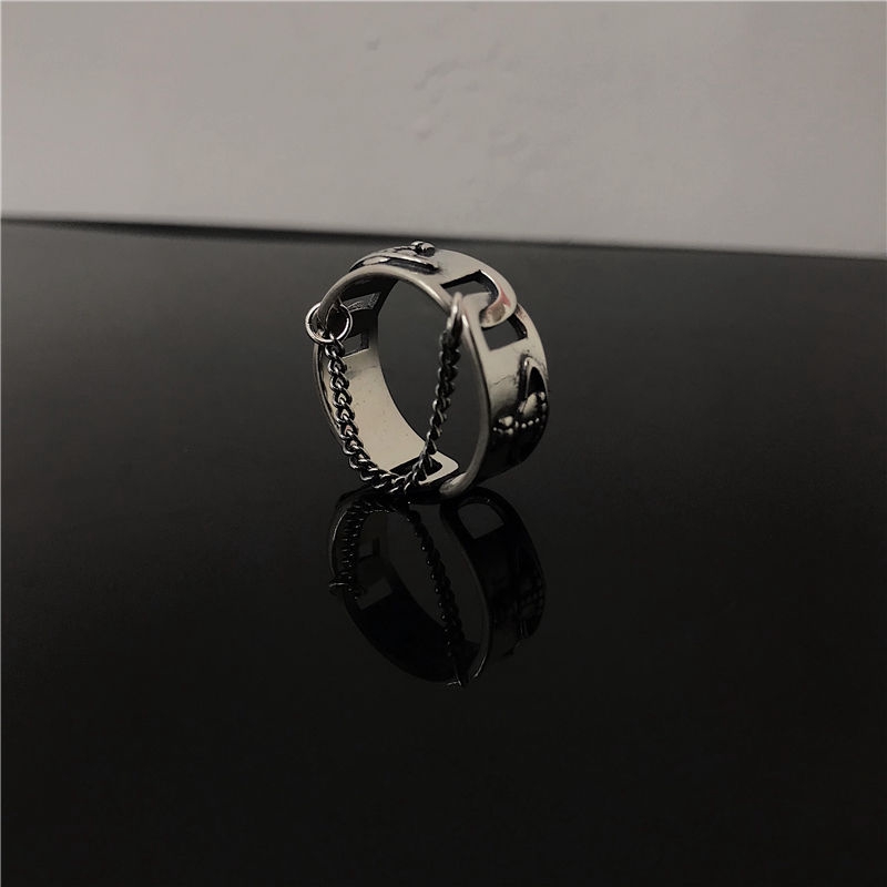 Nhẫn thép titan kiểu dáng thời trang cá tính