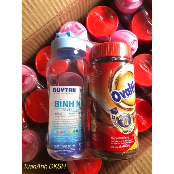 Ovaltine bột (01) hũ thủy tinh 400g Tặng kèm 1 bình đựng nước 700ml - Hàng chính hãng DKSH Việt Nam.