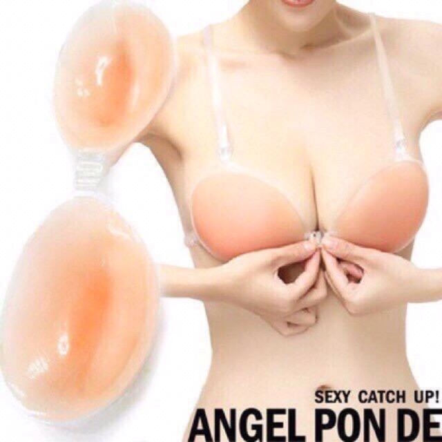 Áo dán nâng ngực silicon cài trước siêu dính có tặng kèm dây trong