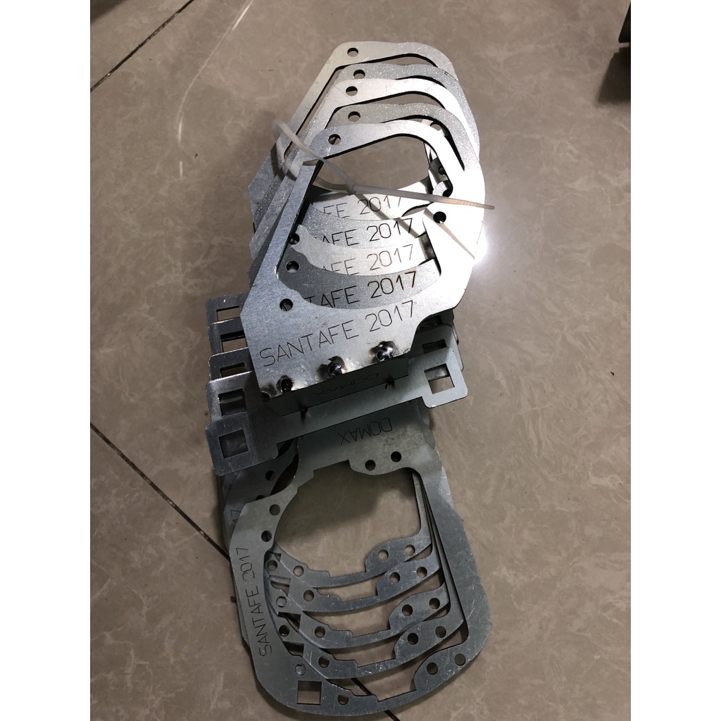 Dưỡng bi, Pat gắn đèn trợ sáng cho xe Huyndai Santafe 2015- 2020 2 bi, 2017-2019 1 bi, Elantra 2017 2 bi