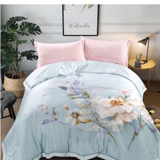 Chăn Hè Thu Lụa Tencel size 2m*2m2-> kèm hình thật