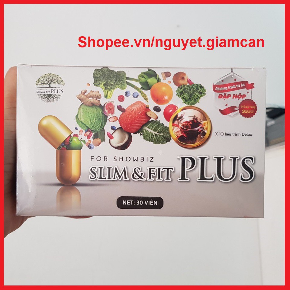 GIẢM CÂN SLIM FIT PLUS ⚡ FREESHIP ⚡ GIẢM CÂN CHO NGƯỜI LỜN THUỐC