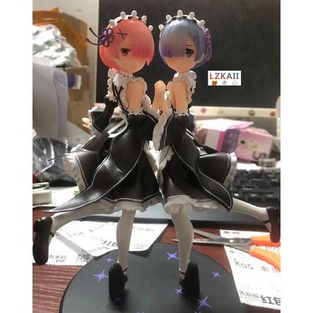 Mô Hình Nhân Vật Ram & Rem Anime Re: Life In A Different World From Zero Twins Ver. 1 / 7 29 cm