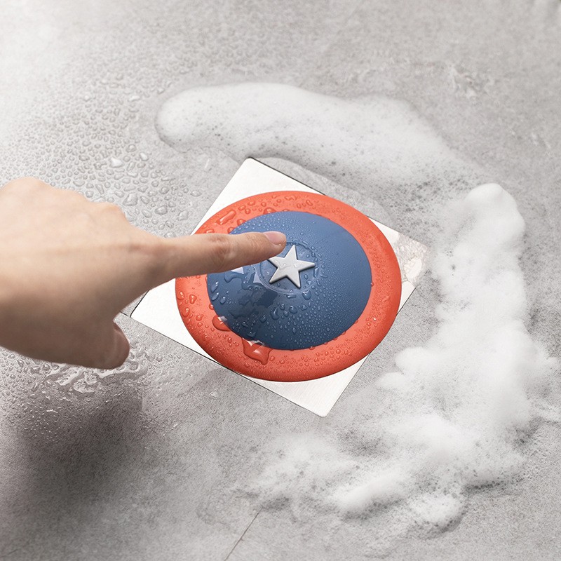 Chặn mùi hôi cống, côn trùng lưới ABS + Silicone Japan (Bộ 2 cái) - Best Seller Tony