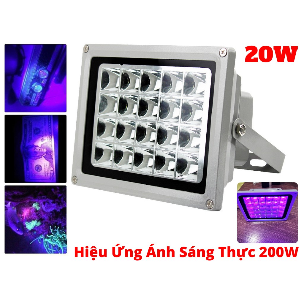 Đèn UV Sấy Keo UV 20W Hiệu Năng Thực Tế Uv 200W, Soi Tiền Khử Trùng UV