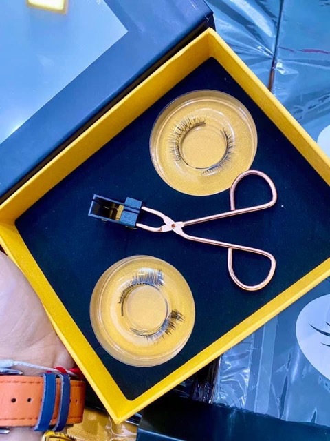 BỘ KẸP MI NAM CHÂM FULL BOX SANG CHẢNH ( gồm 2 cặp mi giả và 1 cây kẹp)