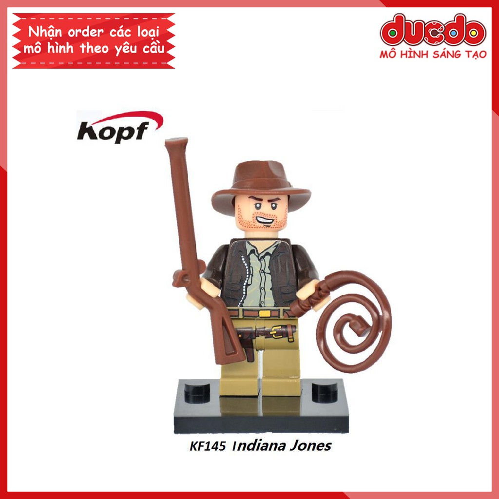 Minifigures nhân vật thợ săn kho báu Indiana Jones - Đồ chơi Lắp ghép Xếp hình Mini KF145