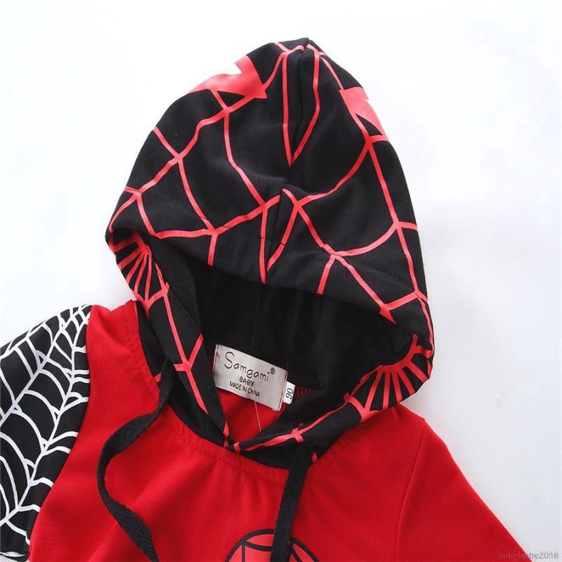 Bộ áo thun hoodie + quần short mùa hè cho bé trai