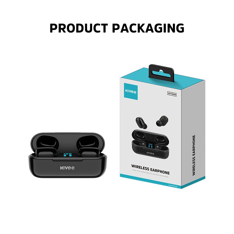 Tai nghe không dây TW28 trọng lượng siêu nhẹ 4 gram , âm thanh stereo