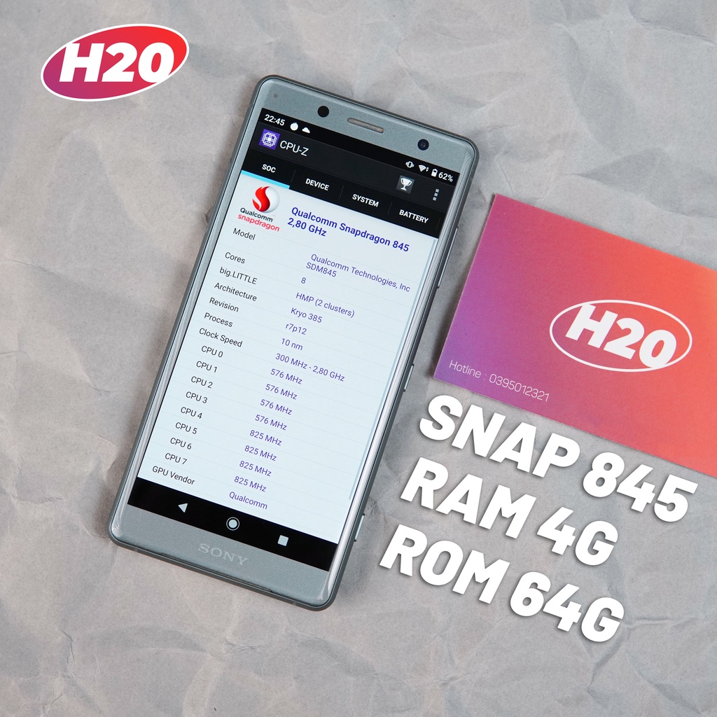 Điện Thoại Sony Xperia XZ2 Compact - Likenew 1 Sim