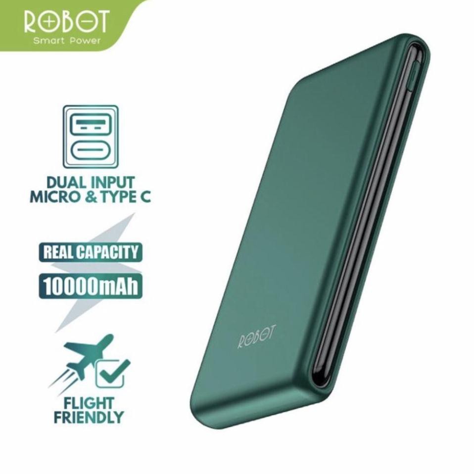 Pin sạc dự phòng Robot RT180 10.000mah chính hãng bảo hành 12 tháng Cực rẻ