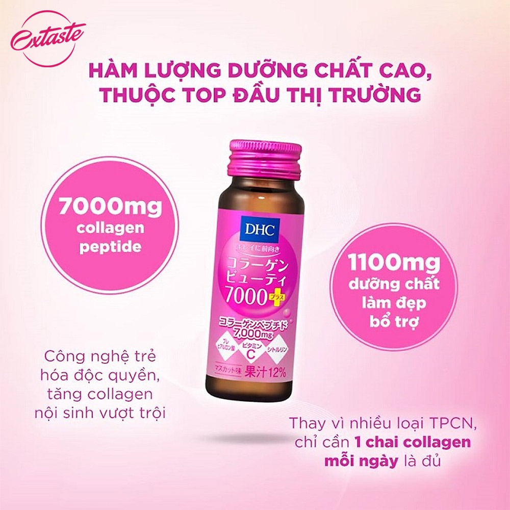 Collagen nước dhc 7000 Plus dưỡng ẩm chống lão hóa (1 hộp) chống lão hóa da extaste