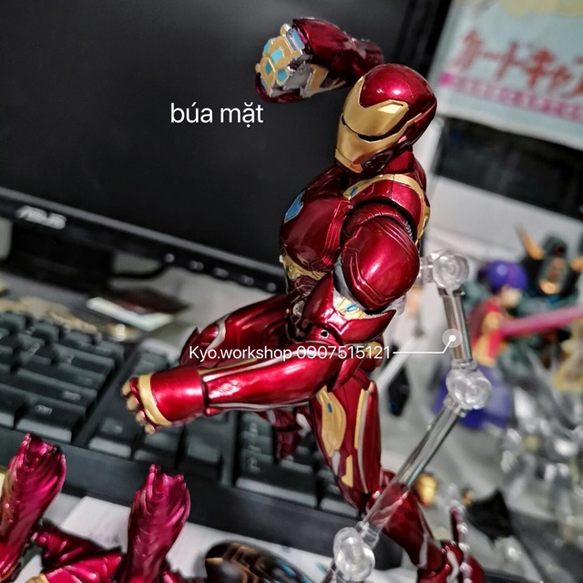 [Trọn bộ 16 món] Mô hình phụ kiện Ironman MK50 Nano Weapon End game