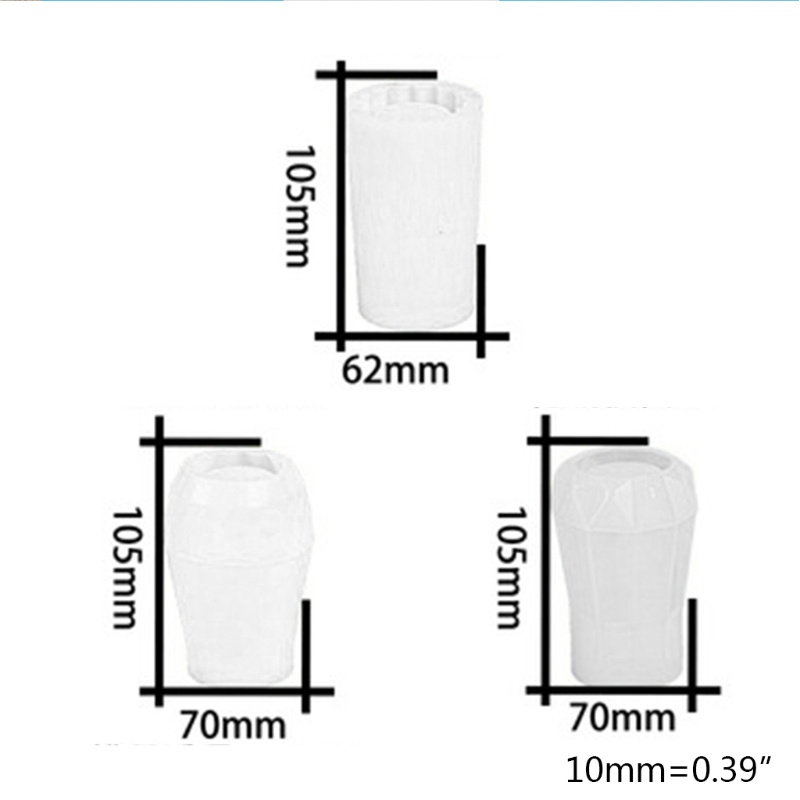 Khuôn silicone làm chậu hoa bằng epoxy resin DIY
