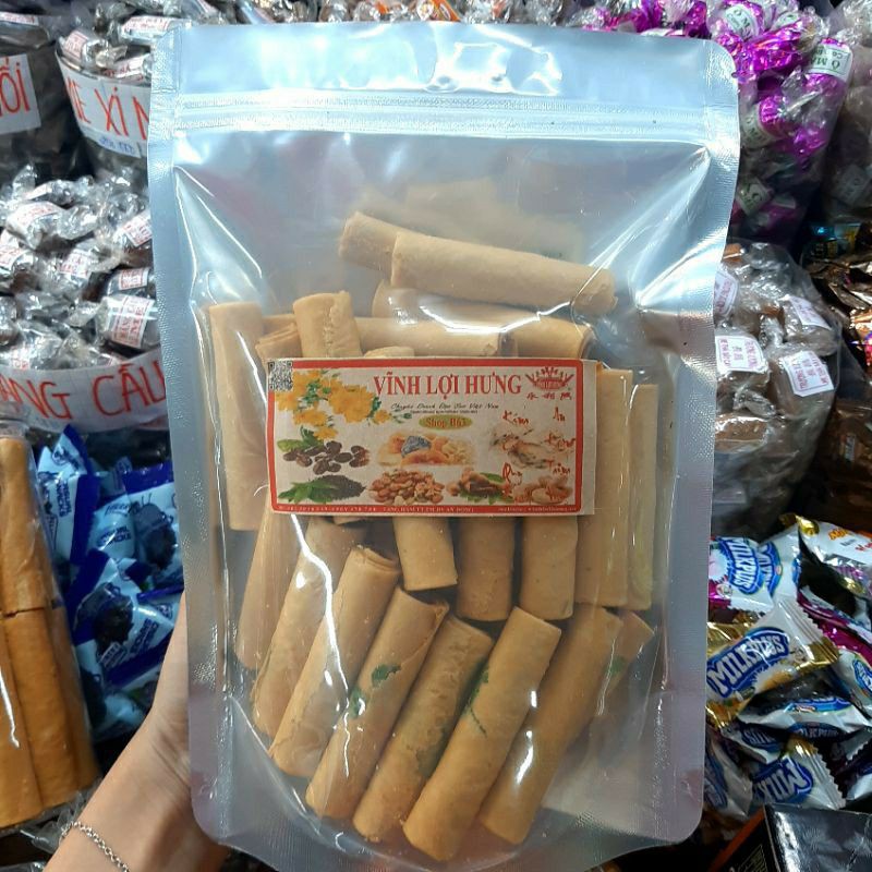 BÁNH ỐNG NGÒ ĐẬU PHỘNG