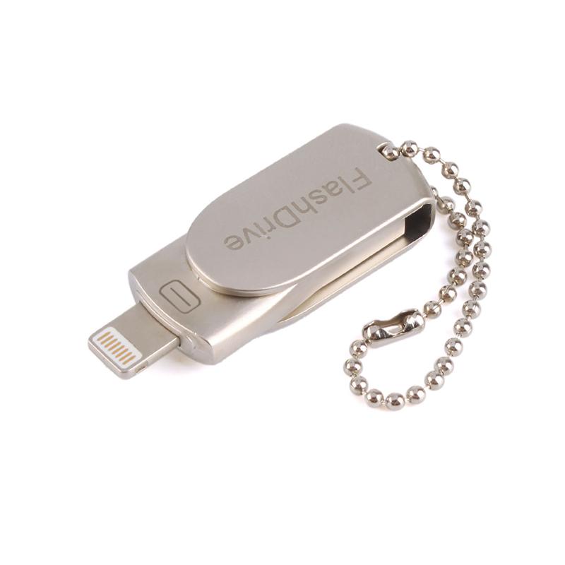 Kim loại OTG USB i-Flash Drive cho iOS iPhone / iPad Thẻ nhớ 8GB