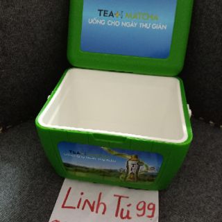 THÙNG ĐÁ 6.8L MÀU XANH MATCHA