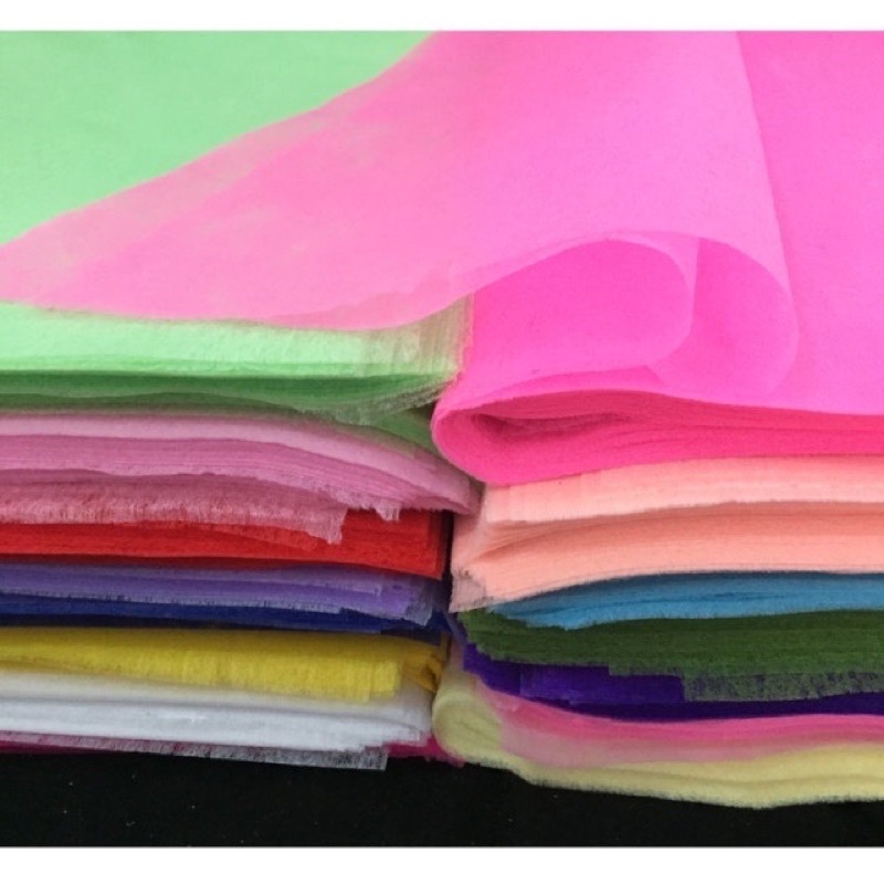 Giấy Mếch Lụa Lót Gói Hoa Kích Thước 50 * 50 cm hàng loại 1