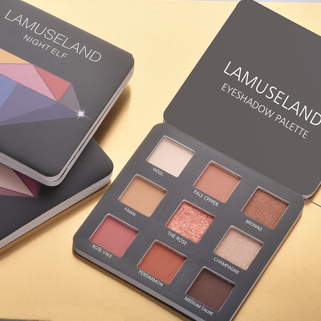 Bảng Phấn Mắt 9 Màu Sắc Mịn Màng / Lấp Lánh Trang Điểm Duyên Dáng | BigBuy360 - bigbuy360.vn