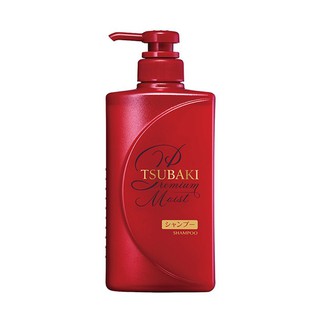 Dầu gội dưỡng tóc bóng mượt Tsubaki Premium Moist 490ml - Giúp phục hồi tóc sơ, cung cấp độ ẩm