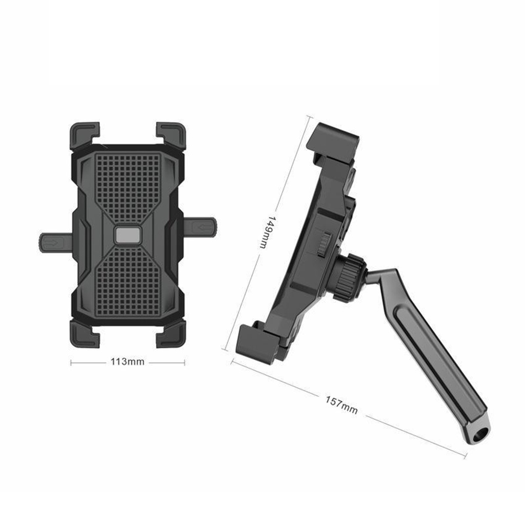 Kẹp Giữ Điện Thoại 4.5-7.2inch Gắn Tay Lái Xe Đạp / Xe Máy